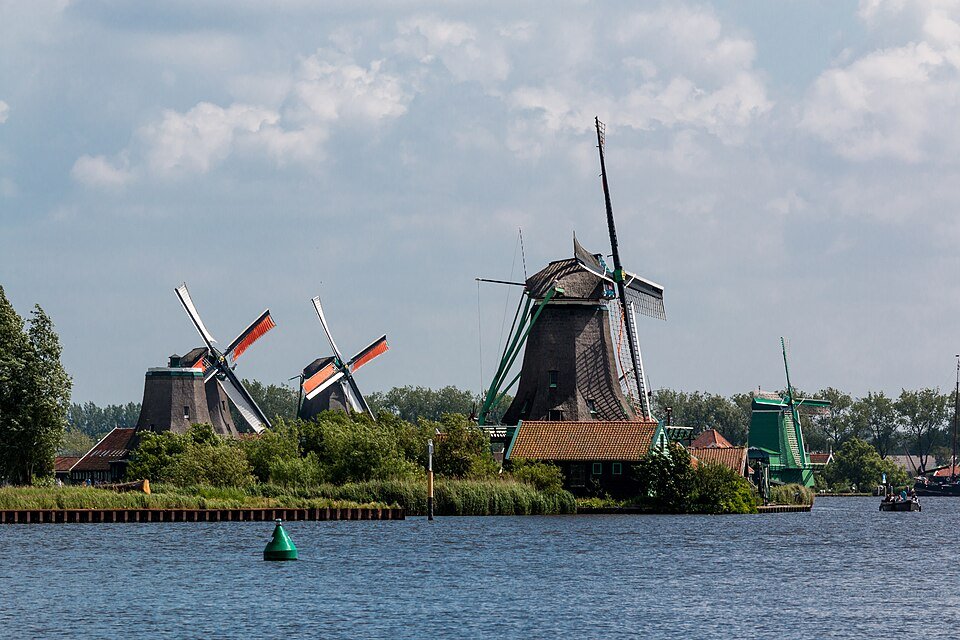 Details van de molens aan de Zaanse Schans