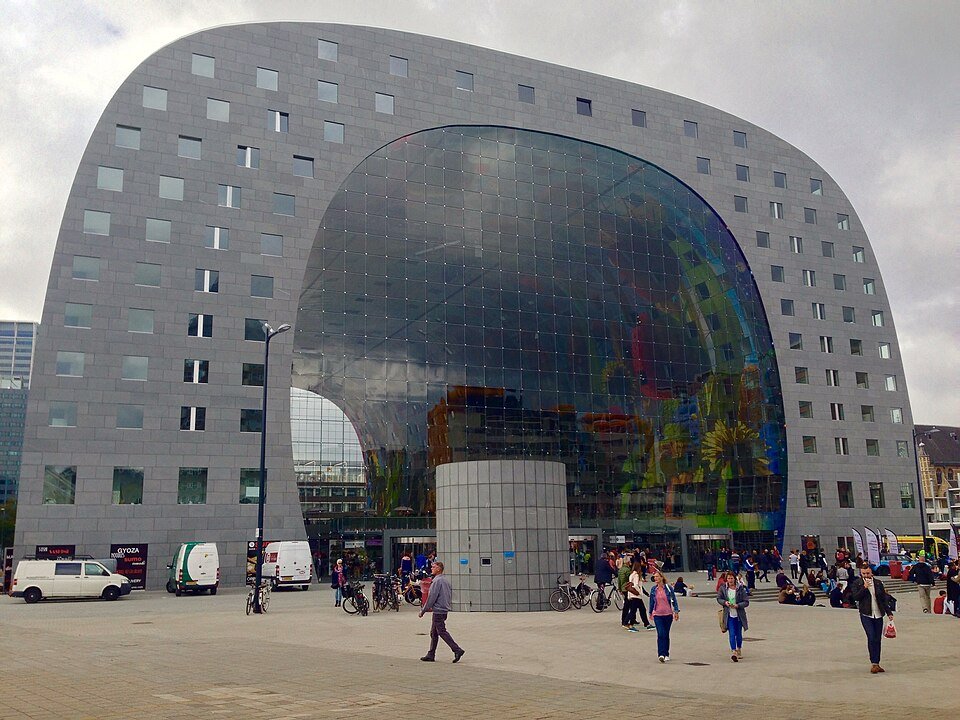 De woonboog boven de Rotterdamse Markthal