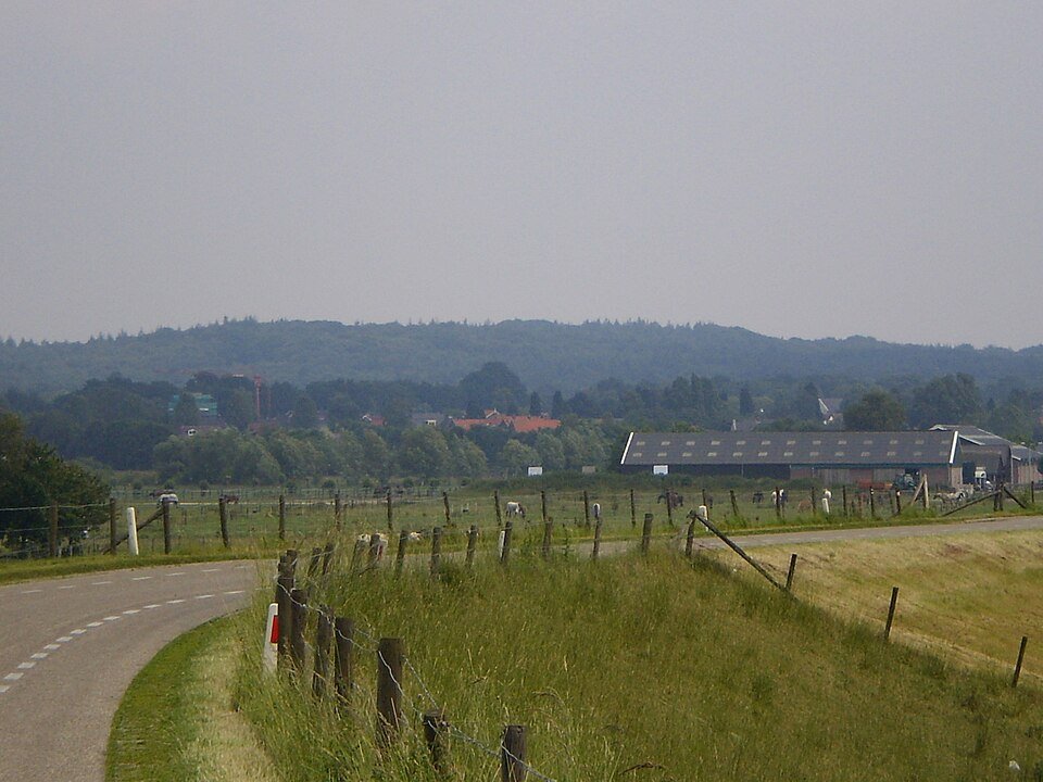 Uitzicht op de Utrechtse Heuvelrug bij Amerongen