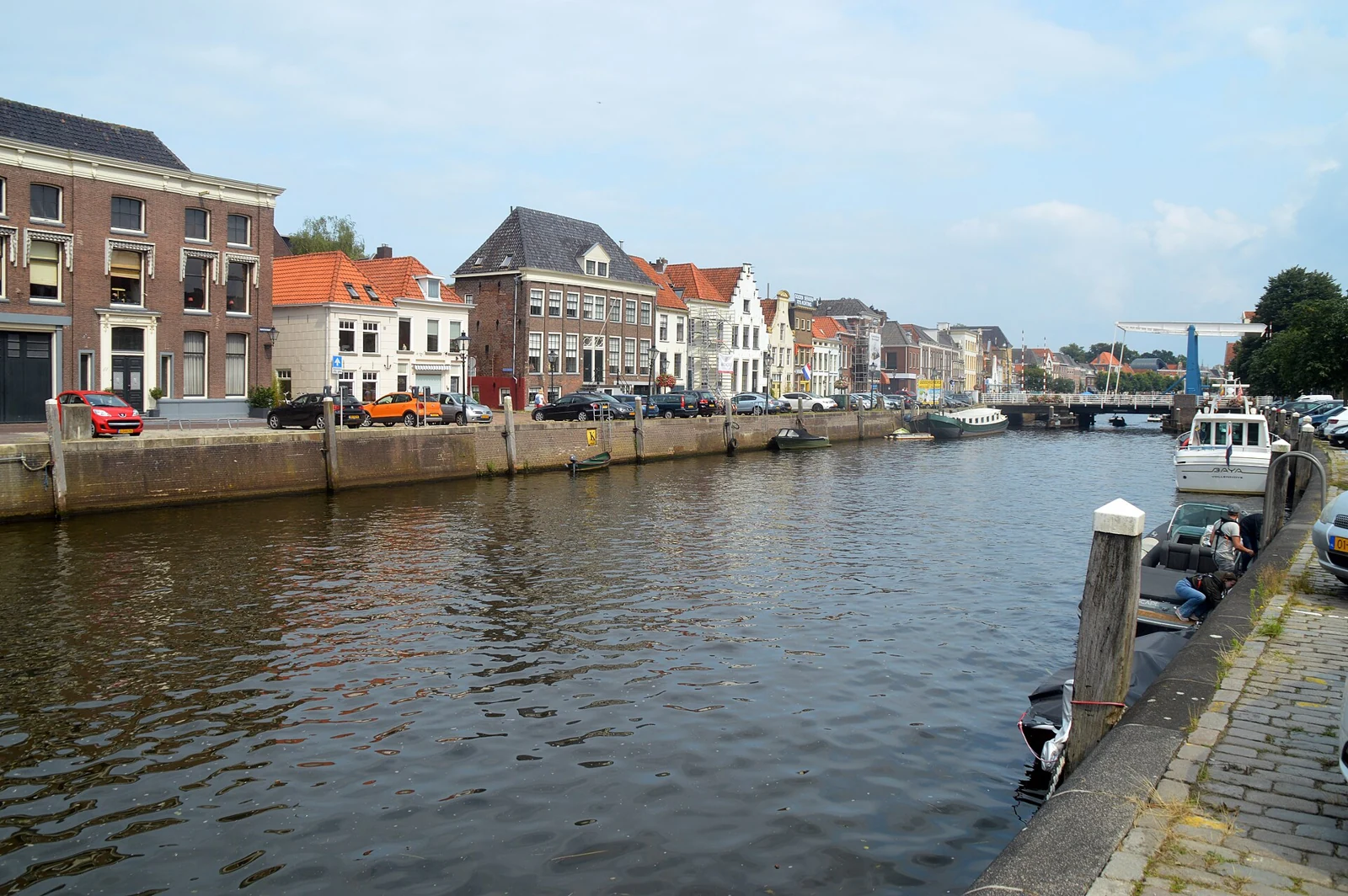 Die Thorbeckegracht in Zwolle, im Gebiet der Festivalrouten; keine Aufnahme des Festivals.