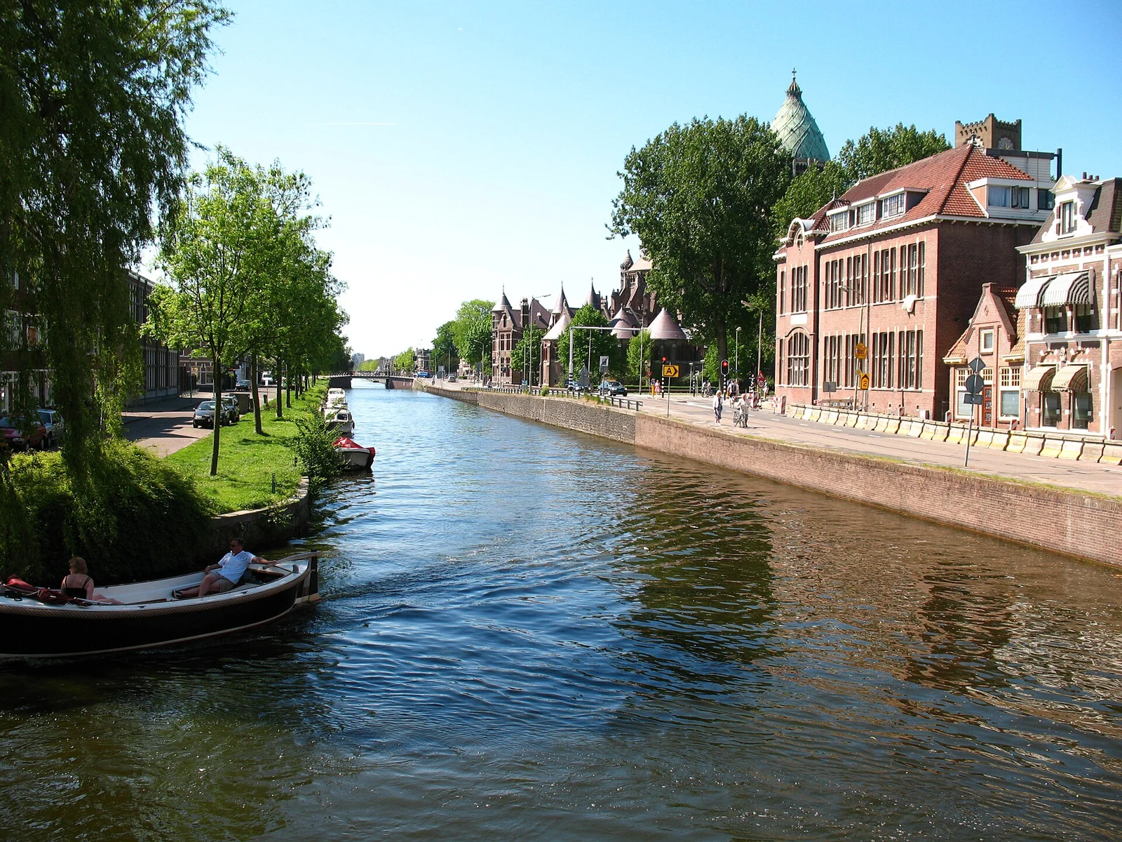 De Leidsevaart in Haarlem in 2008; dit is niet de bouwlocatie bij de N208.
