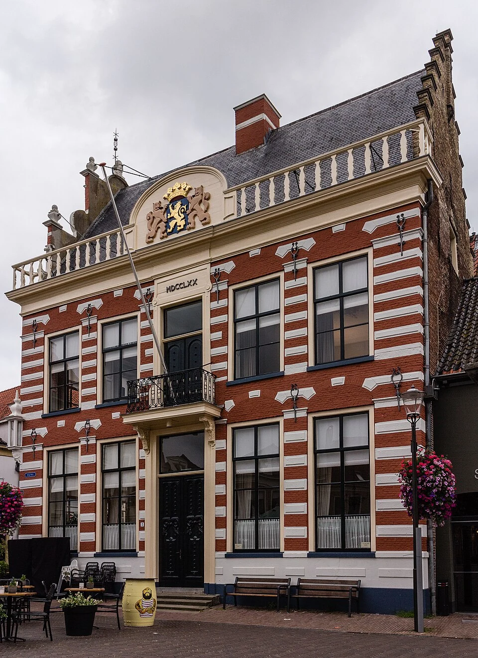 Markt 1 in Hattem in 2021; de foto toont geen festivalkraam.